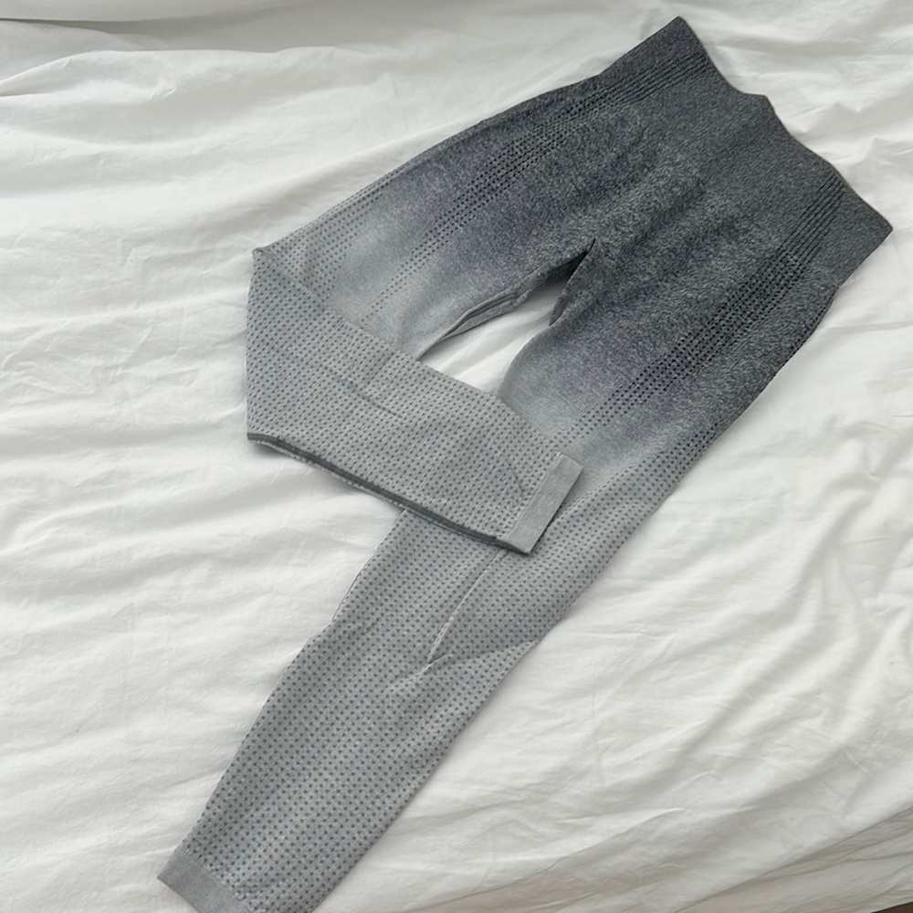 Grey Ombré Workout Leggings